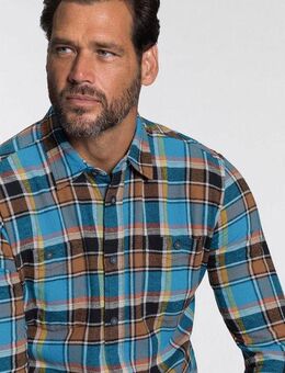 Man's World Flanellhemd mit 2 Brusttaschen
