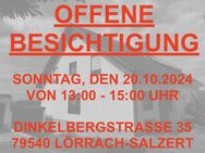 OFFENE BESICHTIGUNG AM SONNTAG, DEN 20.10.2024 VON 13:00 - 15:00 UHR... - Lörrach