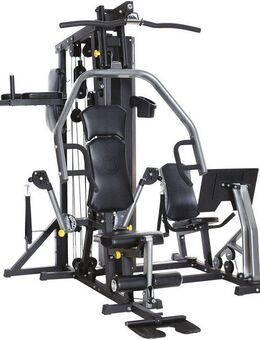 Horizon Fitness Kraftstation Torus 5, 1 Gewichtsblöcke (Latzug, Beinpresse, Kabelzug und mehr), multifunktionale Fitnessstation, max. Trainingsgewicht 80 kg