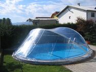 Pool-Überdachung Cabrio Dome für Pools Ø 400-420 cm - Münster