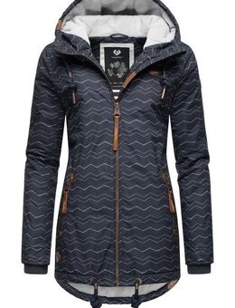 Ragwear Winterjacke Zuzka Winter Wasserdichter Winterparka mit Teddyfleece Innenfutter