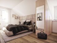 Neubau einer individuellen 2-Zimmer-Dachgeschosswohnung mit Galerie und ausgedehnter Südterrasse - München
