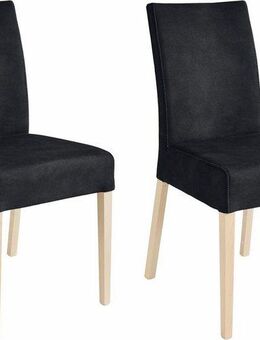 Home affaire 4-Fußstuhl Umag (Set, 2 St), Sitz und Rücken gepolstert