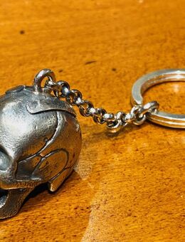 Luxus Totenkopf Schlüsselanhänger handgearbeitet aus Silber 925 - Köln