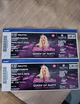 2 Tickets für Mia Julia in Saarbrücken zu verkaufen - Schmelz