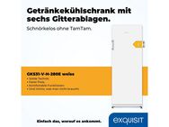 exquisit Getränkekühlschrank GKS31-V-H-280E weiss, 163 cm hoch, 60 cm breit