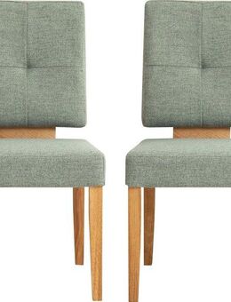 Home affaire Esszimmerstuhl Ponza Polsterstuhl (Set, 2 St), Gestell Eiche massiv geölt, Esszimmer Bestseller