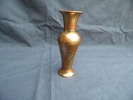 Messingvase rot-schwarz-gold (Indien) - Kolkwitz