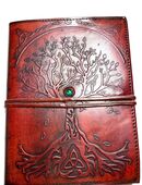 Baum des Lebens Leder Notizbuch in 41238