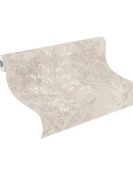 Rasch Papiertapete mit Blattranken, strukturiert, botanisch, (1 St), Blätter