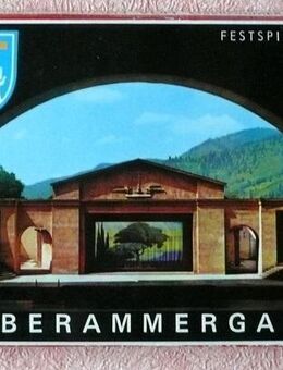 Andenkenmappe Oberammergau, alt und farbig - Niederfischbach