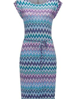 Ragwear Sommerkleid Taggien Print Leichtes, bequemes Midikleid mit Muster