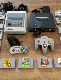 Nintendo 64 Konsole + Super Nintendo Konsole Snes/N64 Paket - Braunschweig