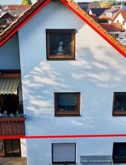 Große Dachgeschosswohnung mit Gartenanteil in 89346 Kissendorf - Bibertal