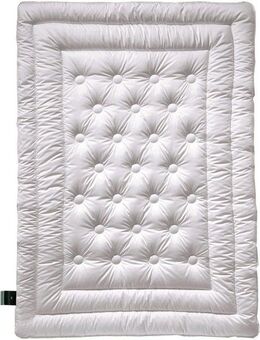 billerbeck Naturhaarbettdecke Natur Classic 342 Brilliant, Bettdecken für Sommer und Winter, Decke, Füllung: Kamelhaar, Bezug: Satin aus reiner Baumwolle, Die temparaturregulierende Naturhaardecke