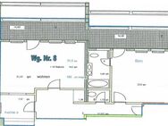 2 Zimmer Wohnung mit 103,47 m², WC und Bad mit Badewanne separat und 2 Balkone in der Elchstraße in Weiden zur Miete - Weiden (Oberpfalz) Zentrum