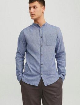 Jack & Jones Langarmhemd JJEBAND MELANGE SHIRT LS SN