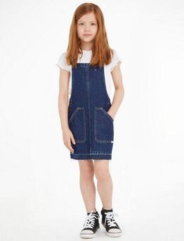 Tommy Hilfiger Latzkleid DENIM DUNGAREE DRESS mit offenem Saum