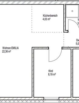 2- bis 3-Zi.-Wohnung mit Balkon in schöner Einfamilienhausgegend - Strausberg