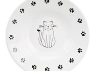 Trixie Keramikteller Katze für kurznasige Rassen - 200 ml, Ø 15 cm