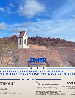 Die perfekte Kapitalanlage in Alt-Weil! Gute Mieter freuen sich auf neue Vermieter - Weil (Rhein)