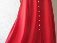 NEU * Edel * Original VINTAGE * A- Linie * Maxi * Long * Rock "HIRSCH." Gr. 36- 38/ S * rot * - Riedlingen