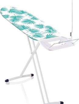 Leifheit Bügelbrett AirBoard Expr.M Sol.Palm Leaf, Bügelfläche 38x120 cm, Made in Europe