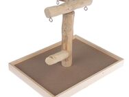 TIAKI Papageienfreisitz aus Java Holz - L 40,5 x B 31 x H 31 cm