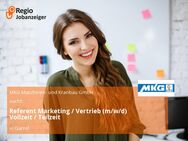 Referent Marketing / Vertrieb (m/w/d) Vollzeit / Teilzeit - Garrel