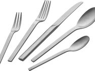 Zwilling Besteck-Set Minimale mattiert (30-tlg), 6 Personen, Edelstahl 18/10, 18/10 Edelstahl, Rostfrei, Vintage Look, für bis zu sechs Personen