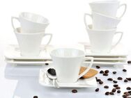 Retsch Arzberg Espressotasse Fantastic, Fine China-Porzellan, 6 Espressotassen, 6 Untertassen