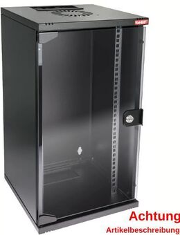 HMF Netzwerkschrank Serverschrank 10 Zoll 12 HE schwarz #2406 - Birkenfeld (Baden-Württemberg)