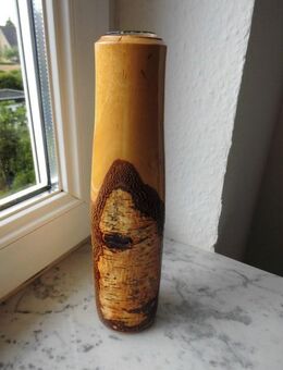 Holz: 2 Vasen je 5,- Leuchter 3,- DDR? Vintage Design Deko - Flensburg