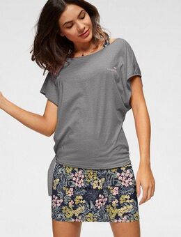 KangaROOS Sommerkleid (Set, 2-tlg., mit T-Shirt) Set Shirt Kleid mit Blumen