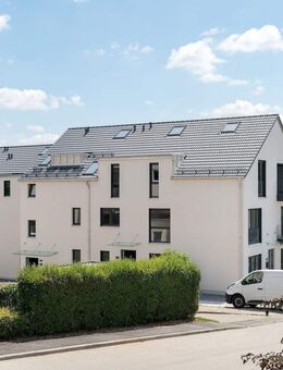 Neubau! Elegante 3-Zi.-Obergeschosswohnung in Ebersberg: Helle Wohlfühlatmosphäre! - Ebersberg