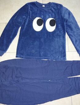 kuscheliger Pyjama (2tlg.) zu verkaufen *Größe 176* (blau) - Walsrode