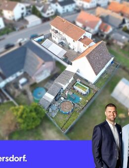 Charmantes Zweifamilienhaus mit Scheune & Garten - vermietet & vielseitig nutzbar - Pfungstadt