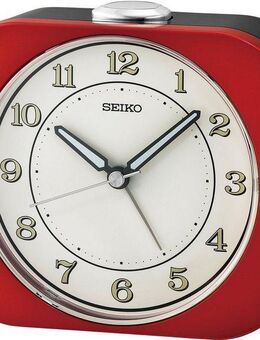 Seiko Quarzwecker QHE195R Wecker, Schlafzimmer, Geschenkidee, Piepalarm, durchlaufende Sekunde