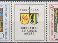 2 Briefmarken DDR – MiNr. 1052 - 1053, Dreierstreifen - Ueckermünde