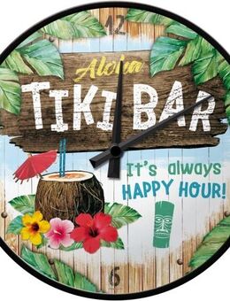 Tolle Tiki Bar Wanduhr Kneipe Gaststätte - Nostalgic-Art 3231 - München
