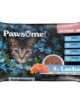 Sparpaket Pawsome Junior 8 x 85 g - Lachs