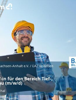 Ausbilder/-in für den Bereich Tief-, Straßenbau (m/w/d) - Teutschenthal