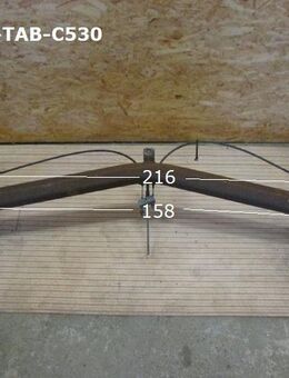 Alko Delta-Achse gebr., zB für Tabbert Comtesse 530 BJ89, ca 216cm (1300kg AXS1200-5) grünes Typenschild - Schotten Zentrum