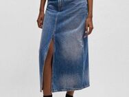 HUGO Blue Midirock Gebana Authentic washed mit kleinen Destroyed-Effekten