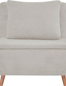 INOSIGN Sessel AINSLEY, wandelbar zum Gästebett, Schlafsofa, Webstoff u. Cord-Bezug