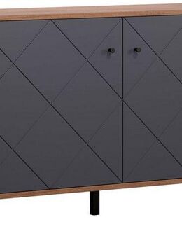 Places of Style Sideboard Molveno (1 St), außergewöhnliches Design mit strukturierten Fronten, Soft-Close