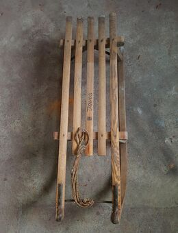 Schlitten, Davos, Holzschlitten - Hamburg