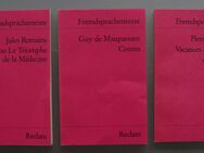 3 Fremdsprachentexte: J. Romains, Guy de Maupassant, P. Daninos - Münster
