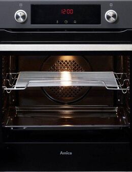 Amica Pyrolyse Backofen EBPX 945 600 SM, Pyrolyse-Selbstreinigung, Extra großer Backofeninnenraum.