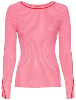 HECHTER PARIS Strickpullover mit Kontrastdetails